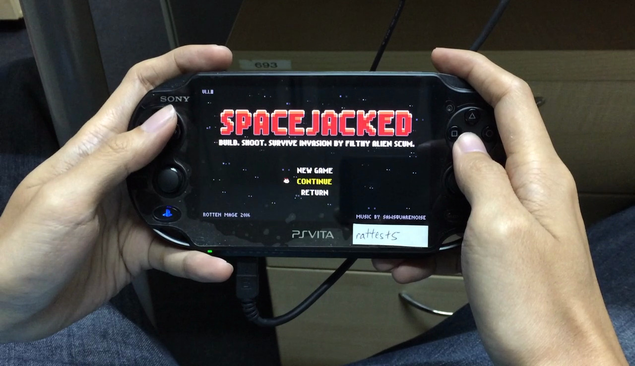 Spacejacked on PS Vita
